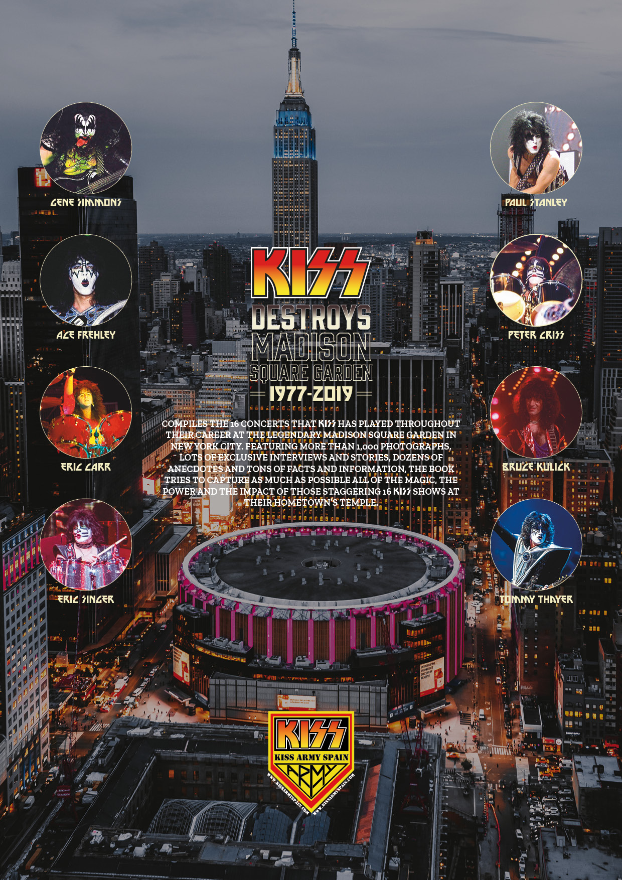 NEW KISS ARMY SPAIN FAN CLUB PACKAGE WITH THE EXCLUSIVE PUBLICATION
